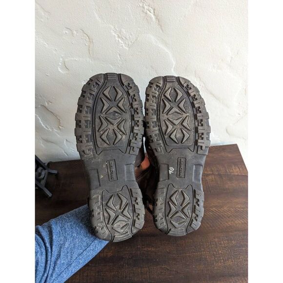 Skechers Brown Fisherman Open Toe Leather Sandals Shoes Men's - Size 12 - Picture 5 of 7